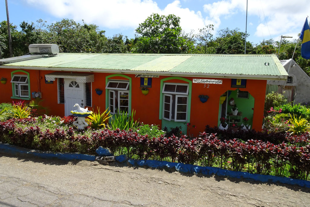 Typisches Haus auf Barbados: Gesehen bei einer Inselrundfahrt