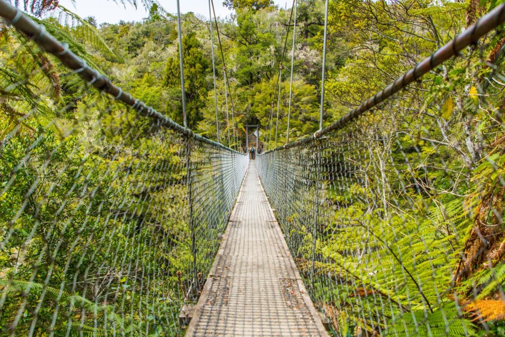 Swing Bridge im Abel Tasman Nationalpark
