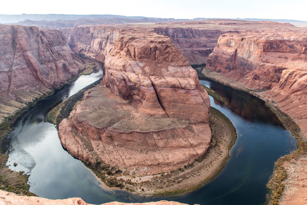 Blick auf den Horseshoebend in Arizona