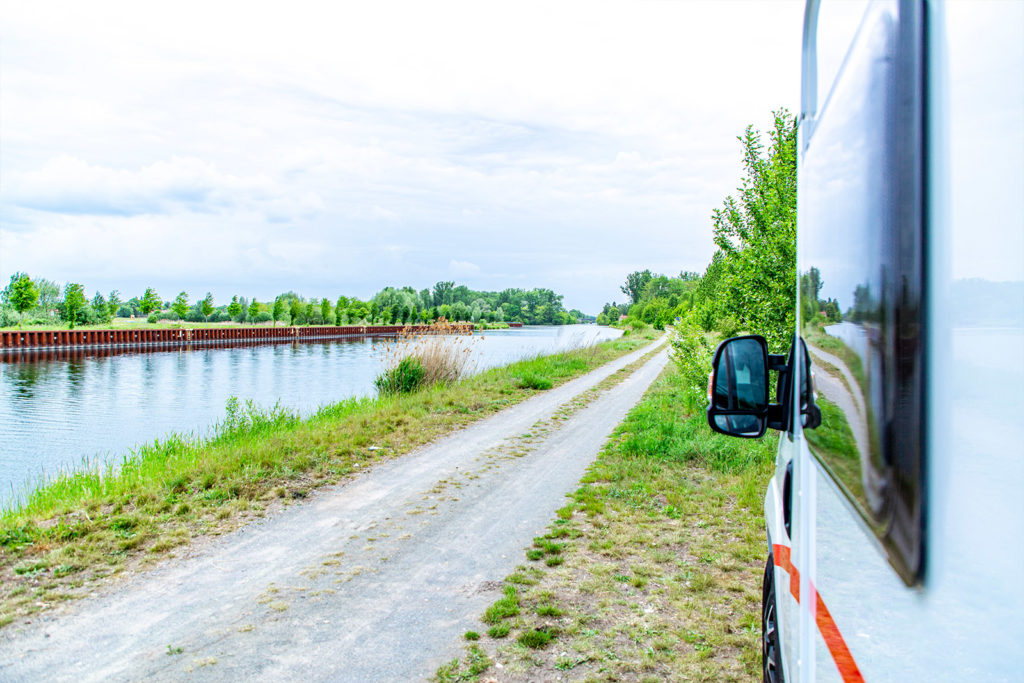 Stellplatz am Havelkanal in Wustermark